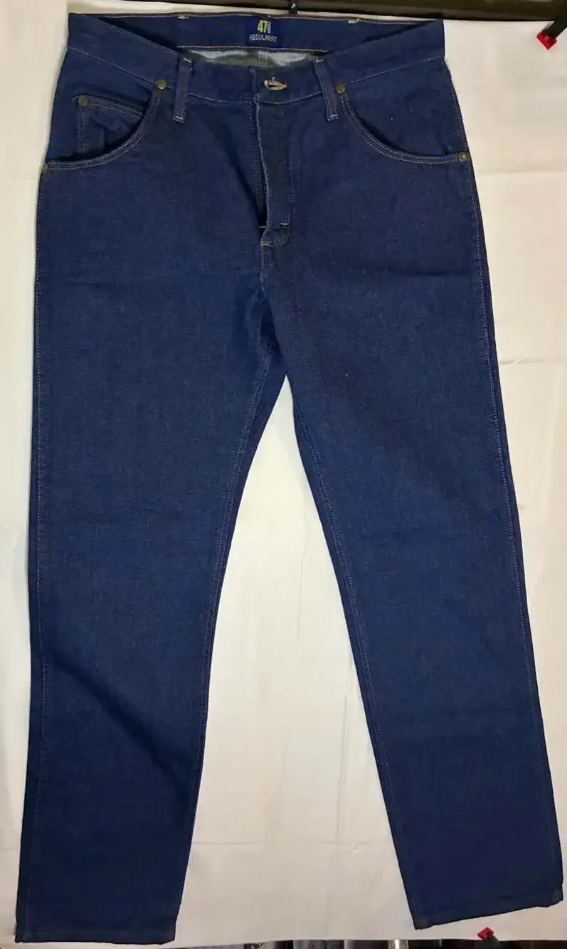 Wrangler Mens Cowboy Cut Slim Fit Reg Fit Dark Wash Denim Jeans 31x34 47MWZPW